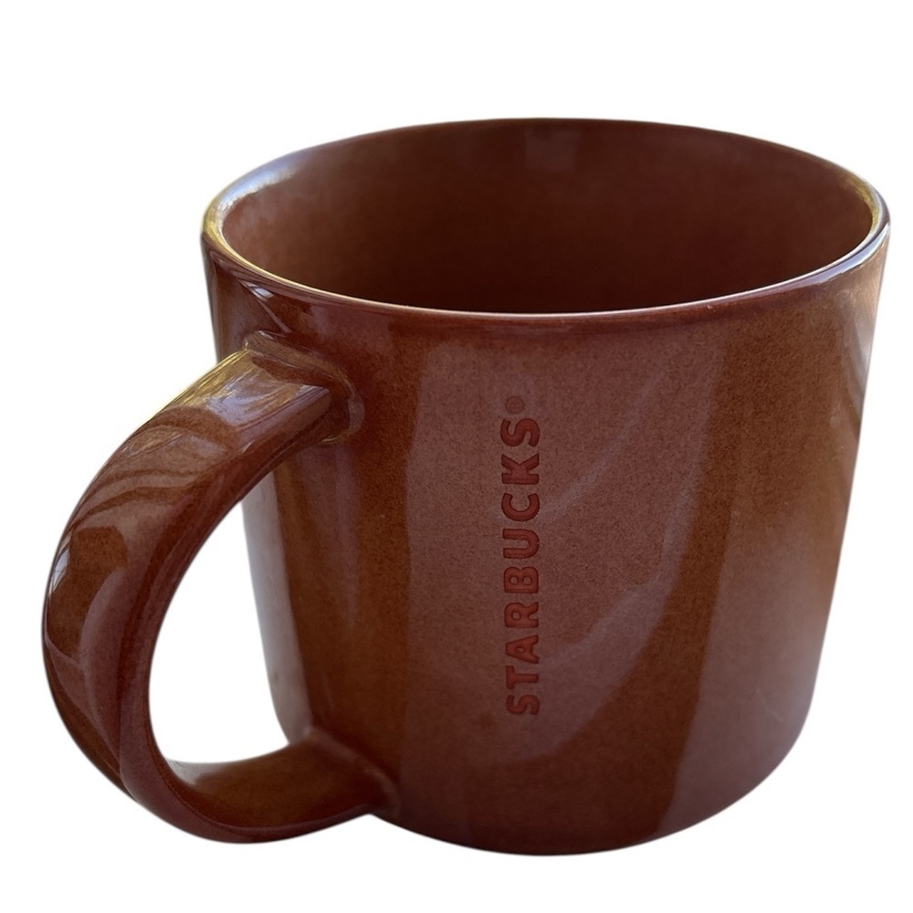 Starbucks Rust colored Mug. 14 oz. Like new. Fall. Autumn. Thanksgiving.